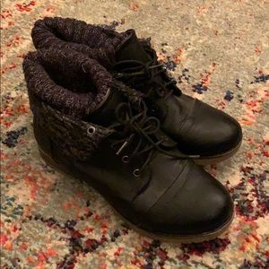 Black Combat Boots
